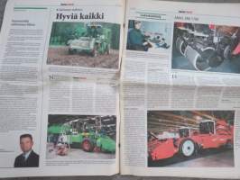 Koneviesti 2002 nr 5 - Kahden kerroksen metsäväkeä, Deutz-Fahr Agrotron MK 3 - Väkevä germaani, Valinnan vaikeus - Hyviä kaikki, AMAC ZRB 1700, ym.