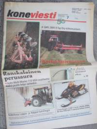 Koneviesti 2002 nr 8 - Laitteet kelvollisia, ohjeet kelvottomia, Ei pelkkää lypsimen kiinnitin, Generaattorivertailu - Hankinta vaatii harkintaa, ym.