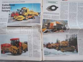 Koneviesti 2002 nr 11 - Polttoaine ratkaisee laitevalinnan, Käytettyjen puimureiden plussat ja miinukset - Esittelyssä käytetty Sampo , Sadonkäsittely, ym.