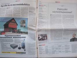 Koneviesti 2002 nr 19 - Osavuosikatsauksia - Agrolla hyvä myynninkehitys, Päättyykö näyttelyhajaannus?, Sisudiesel Fortius - Uusi moottorisarja, ym.