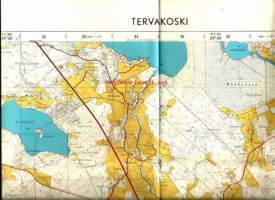 Tervakoski  - 2131 10  Peruskartta 1 : 20 000  kartta