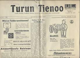 Turun Tienoo  1958 nr 20- Lieto, Maaria, Paattinen, Rusko, Vahto uutis- ja ilmoituslehti