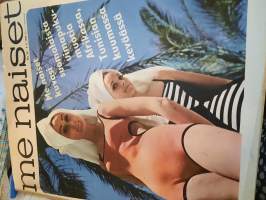 Me naiset 24/1965 (9.6.) suomalaista uimapukumuotia Tunisiassa, naistenlehden toimitus esittäytyy