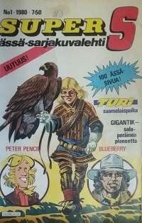 Super S ässä-sarjakuvalehti 1980 No.1 - Mm. Gigantik - salaperäinen planeetta. (Sarjakuvat)