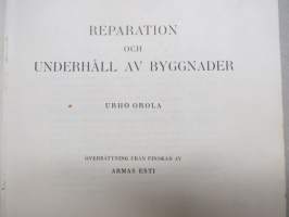 Reparation och underhåll av byggnader