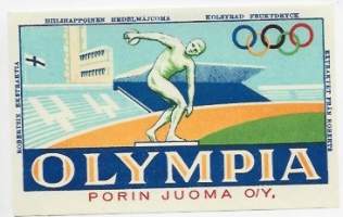 Olympia -  juomaetiketti