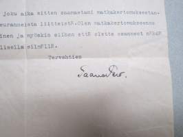 Paavo Pero / Tauno Pöllänen -asiakirja, allekirjoitus Paavo Pero