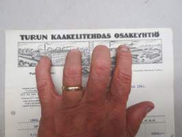 Turun Kaakelitehdas, Turku 31.10.1941 -asiakirja,