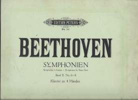 SYMPHONIEN - KLAVIER ZU 4 HÄNDEN - BAND 2 : N°6 - 9.BEETHOVEN LUDWIG VANPublished by PETERS    212 sivua