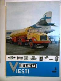 Sisu viesti 1969 nr 4 sis mm. suurtehosähkölasaitteet, kontio sisu L-131 ja 132, jakelu sisut