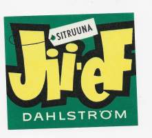 Sitruuna Jii-eF - juomaetiketti