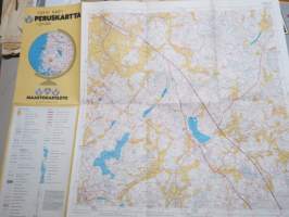 Nästi peruskartta 1984, 1:20 000, 1133 01