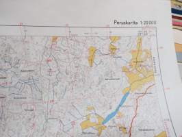 Nästi peruskartta 1968, 1:20 000, 1133 01