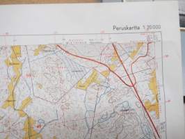 Lahdinko peruskartta 1968, 1:20 000, 10044 03