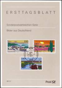 Saksa FDC Ensipäiväkortti 1997 - Bilder aus Deutschland (Kuvia Saksasta)