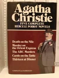 Agatha Christie, five complete Hercule Poirot novels