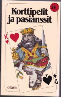 Korttipelit ja pasianssit, 1994. 5.p. Perustuu MMM-Korttipelikirjan ja MMM-Pasianssikirjan uusittuihin peliohjeisiin.