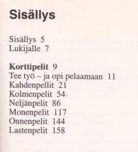 Korttipelit,2003. 1.p. Perustuu MMM-Korttipelikirjan uusittuihin peliohjeisiin.