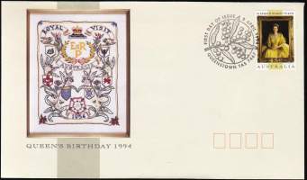 Australia FDC Ensipäiväkuori 1994 - Queen´s Birthday - Kuningattaren syntymäpäivä