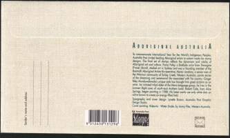 Australia FDC Ensipäiväkuori 1993 - Aboriginal Australia - Australian alkuperäisasukkaiden taidepostimerkkejä 3 kpl