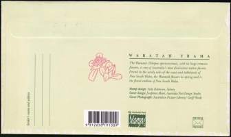 Australia FDC Ensipäiväkuori 1994 - Waratah-kukka, frama postilipuke