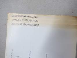 Pan-Crusader Export-Allwellen-Empfänger Gebrauchsanweisung - Manuel d´utulisation - Gebruiksaawijzing -3-kielinen käyttöohjekirja ei suomeksi