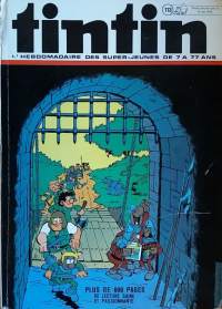 Tintin no 113. L´Hebdomadaire des Super-Jeunes De 7 A 77 Ans. Parait cinq fois par an 15 mai 1974. (Lehtien vuosikerta)
