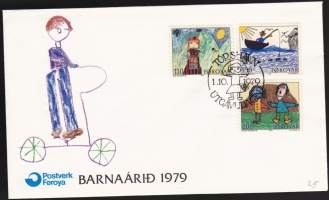 Färsaaret - 01.10.1979. Lapsenvuosi FDC.