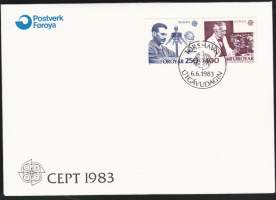 Färsaaret - 06.06.1983. CEPT 1983 - Niels Finsen, Alexander Fleming - FDC.