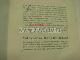 Atsa mjölkningsmaskiner instruktionsbok och reservdelslista -lypsykone käyttöohjekirja ja varaosaluettelo