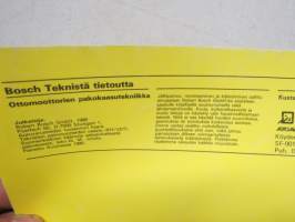 Ottomoottorien pakokaasutekniikka - Bosch Teknistä tietoutta