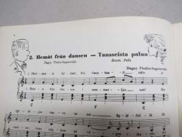 Tansseista paluu - Hemåt från dansen / Lauluja kitaralle - Visor till gitarr -nuotit