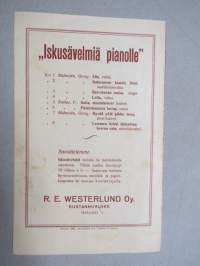 Hyvää yötä pikku mies - Godnatt lille man - Georg Malmstén -nuotit