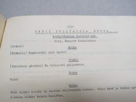 Iltarusko - Kustaankartano, vanhainkoti - Helsinki -asukastoimikunnan oma julkaisu v. 1958, muistelmia, huumoria, näytelmä, kuulumisia, uusia asukkaita ym.