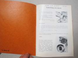 Farymann Diesel G, GS, LG, LGS Bedienungsanleitung und Einzelteilverzeichnis - Instruction Book in german - käyttöohjekirja saksaksi