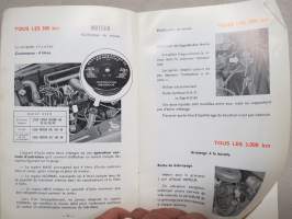 Peugeot 404 Notice d´entretien -käyttöohjekirja ranskaksi