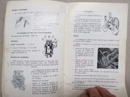 Peugeot 404 Notice d´entretien -käyttöohjekirja ranskaksi
