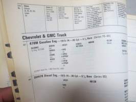 TRW Engine Parts Volume II 1973 to Present (1991) - Passenger Car / Light &amp; Heavy Duty Truck / Numerical