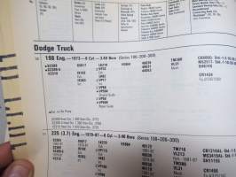 TRW Engine Parts Volume II 1973 to Present (1991) - Passenger Car / Light &amp; Heavy Duty Truck / Numerical