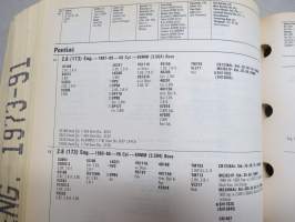 TRW Engine Parts Volume II 1973 to Present (1991) - Passenger Car / Light &amp; Heavy Duty Truck / Numerical