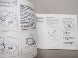 Mazda 626 Diesel käyttöohjekirja