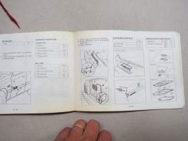Mazda 626 Diesel käyttöohjekirja