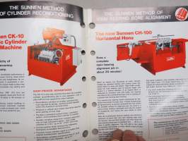 Sunnen Enginen Rebuilding Equipment - Catalog A-6000 -erikoistyökaluluettelo
