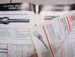 Sunnen Enginen Rebuilding Equipment - Catalog A-6000 -erikoistyökaluluettelo
