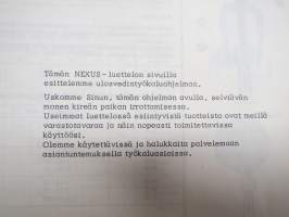 Nexus ulosvetimet -erikoistyökaluluettelo
