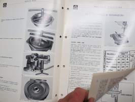 Lombardini Motori serie 400 LA-LAP 400, 490, 490SIN, 510 - LAL 400 Manuale D´officina - shop manual in italian / korjaamokäsikirja italiaksi