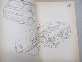 Volkswagen LT / TL F28-D-007 273 1988 Bildkatalog / Illustrated Catalogu / Catalogue illustré / Catalogo illustrato -varaosaluettelo