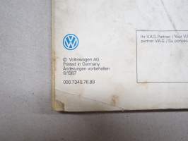 Volkswagen LT / TL F28-D-007 273 1988 Bildkatalog / Illustrated Catalogu / Catalogue illustré / Catalogo illustrato -varaosaluettelo