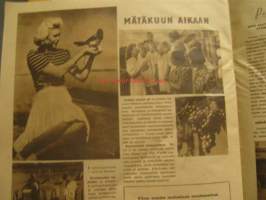 Suomen Kuvalehti 1945 nr 32, ilm. 11.8.1945 elokuu 1945 ajankuvaa. (kansikuva Maarit ja pikku-Uula) Sarvilinna, Lypertö esitellään.