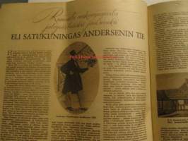 Suomen Kuvalehti 1945 nr 34, ilm 25.8.1945 Elokuu 1945 ajankuvaa. F.E.Sillanpää (Taata) laaja artikkeli , H. C. Andersen (laaja artikkeli)